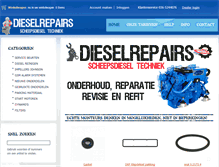 Tablet Screenshot of dieselrepairs.nl